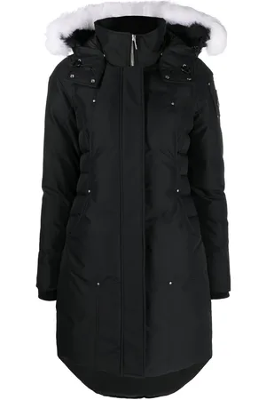 Moose Knuckles W CLOUD PARKA SH BLK W/NAT SH PARKA "Blk W/Nat Sh"