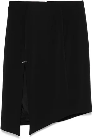 MUGLER Pierced midi skirt
