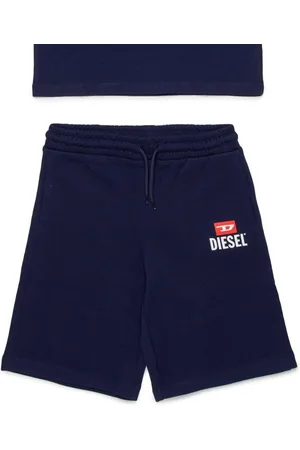 Diesel Logo t-shirt and bermuda shorts set