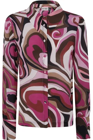 RIXO London Havan Marble shirt