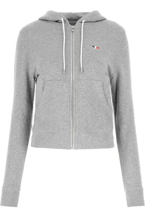 Maison Kitsuné Logo appliqué cotton hoodie
