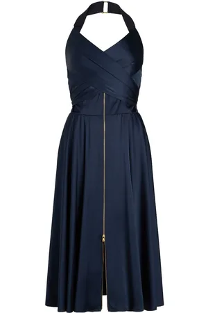 Patou Halterneck midi dress