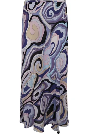 RIXO London Abstract-pattern print skirt