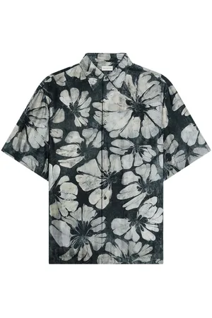 DRIES VAN NOTEN Silk short sleeve shirt