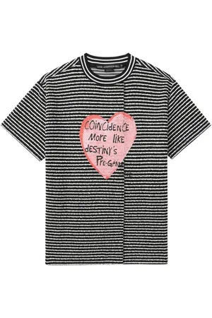 Andersson Bell Heart-print T-shirt