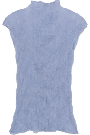 Issey Miyake Twisted chiffon top