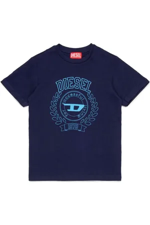 Diesel Logo-embroidered cotton t-shirt