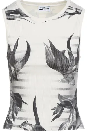 Jean Paul Gaultier Floral-print top