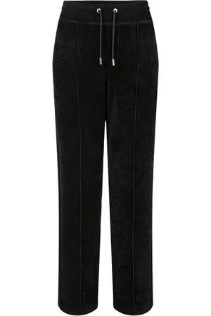 SHANGHAI TANG Velvet track pants