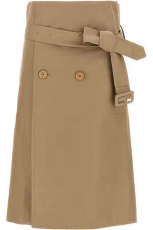 Vetements Cotton midi skirt