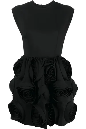 Viktor & Rolf Floral-motif cut-out minidress