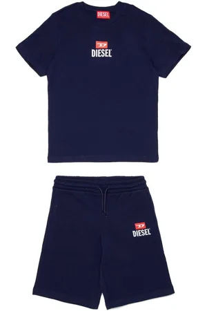 Diesel Logo t-shirt and bermuda shorts set