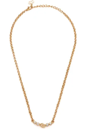 Dior 2000s CD-pendant necklace