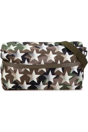 VALENTINO GARAVANI 2000-2017 Nylon Printed Camustars Rockstud Messenger Bag crossbody bag
