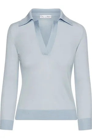 Oscar de la Renta Virgin wool polo shirt