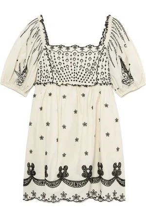 SEA Embroidered mini dress