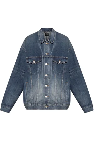 Balenciaga Tape Type-print denim jacket
