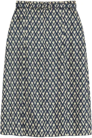 VALENTINO GARAVANI Toute La V midi skirt