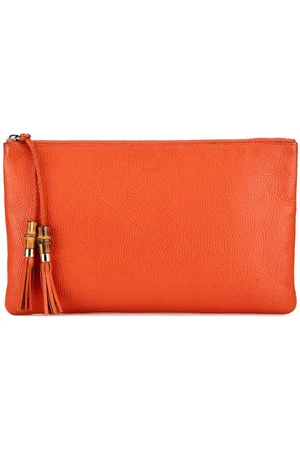 Gucci 2000-2015 Calfskin Bamboo Tassel clutch bag