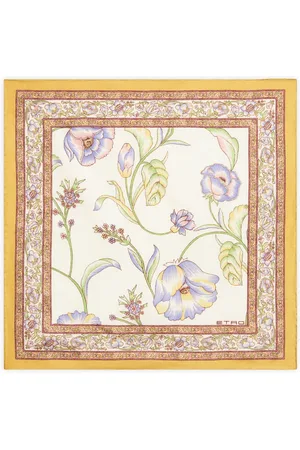 Etro Printed silk pocket square