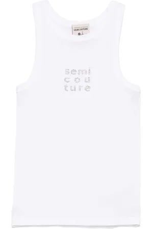 SEMICOUTURE Logo-embellished tank top