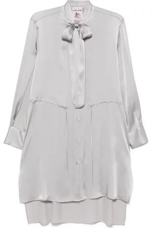 SEMICOUTURE Tied-neck mini dress
