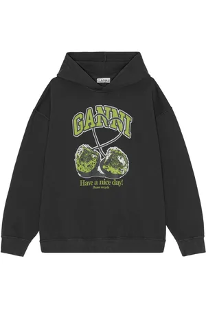 Ganni Printed hoodie