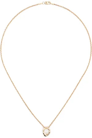 Fie Isolde 14K gold Alfa diamond necklace