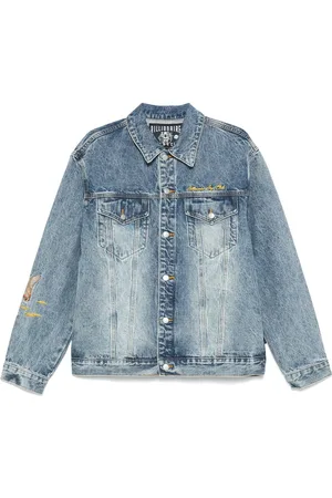 Billionaire Boys Club Duck-embroidered denim jacket