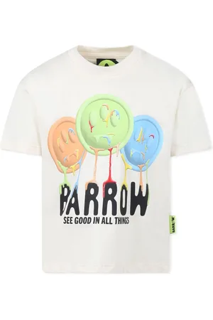 BARROW Smiley face-print T-shirt