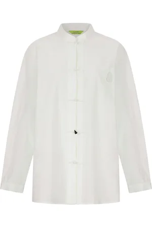 SHANGHAI TANG X Chen Man stand-up collar blouse