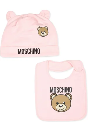 Moschino Teddy bear-print beanie (set of two)