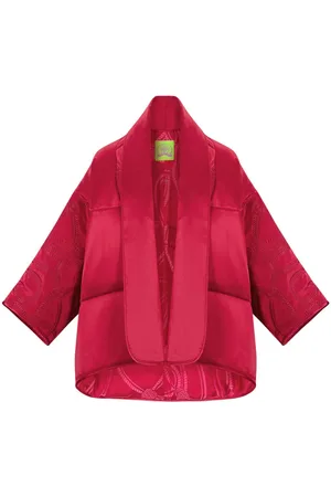 SHANGHAI TANG Infinite Knot silk jacket