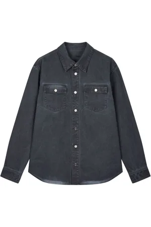 Studio Tomboy Washed-effect denim jacket