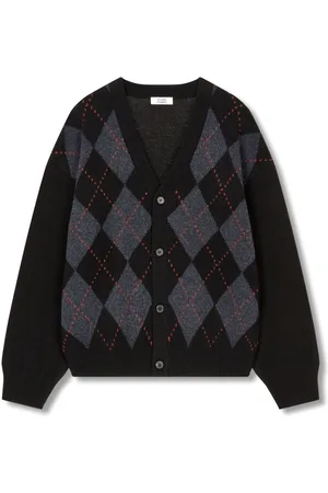 Studio Tomboy Argyle-pattern cardigan