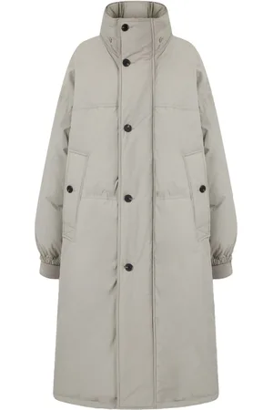 Studio Tomboy Detachable-hood puffer coat
