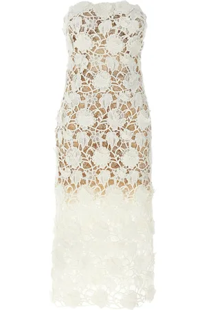 ERMANNO SCERVINO Macramé lace dress