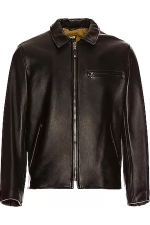 Schott NYC Collar Lamb Leather Jacket in