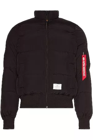 Alpha Industries MA-1 Quilted Flight Jacket in Black