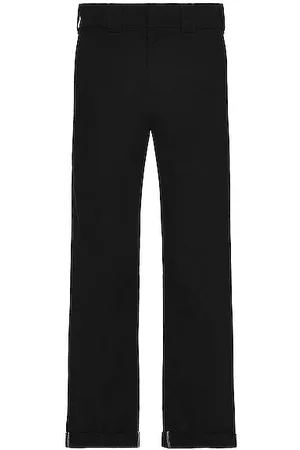 Dickies Flat Front Double Knee Straight Leg in Black