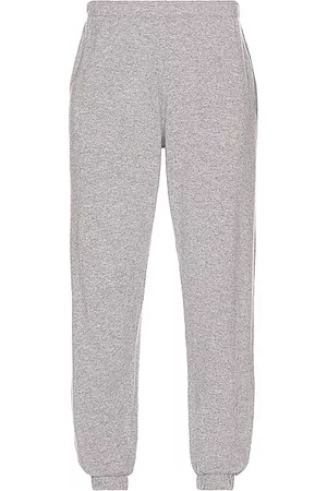 Denim 100% Cashmere Sweat Pants W/ Gold Laminated Bands joggers Madison Maison Italy main image 1