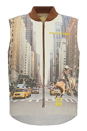 Dickies NYS Photoreal Vest in Tan