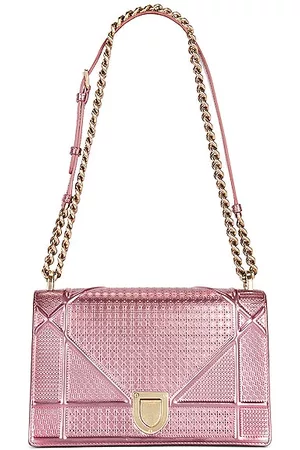 Pre-owned Dior 2015 Ama Shoulder Bag In Pink