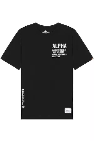 Alpha Industries Men T-shirts - Alpha Graphic Tee in Black