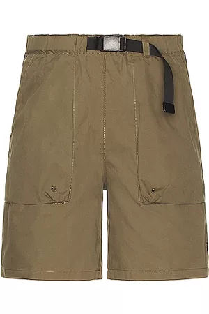 Alpha Industries Men Shorts - Belted Pull On Short in Olive