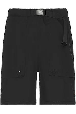 Alpha Industries Men Shorts - Belted Pull On Short in Black