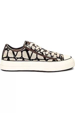 Valentino Garavani Beige Iconographe Sneakers