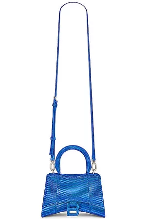 Hourglass XS Strassed Top-Handle Bag