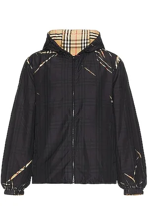 Burberry Monogram EKD Shape-memory Taffeta Hooded Jacket - Brown