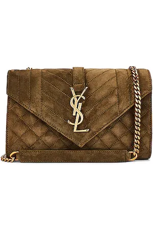 Saint Laurent Small Tri-Quilt Envelope Chain Bag